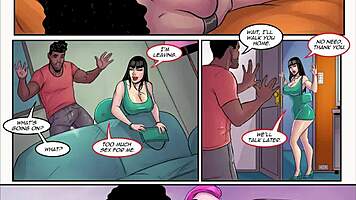 Candy Fingers Herself Watching Friend Get Pussy Eaten