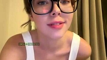 alessandra figures out how to shake her tits with slower moves