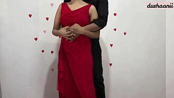 beautiful asian couple hard fuck and cum inside after dancing class