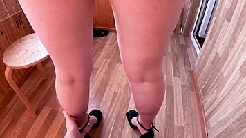 Huge Tits Babe Gives Blowjob And Rough Sex To Stranger At Party