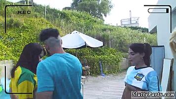 Big Ass Blonde Teen In Reality America's Cup Party