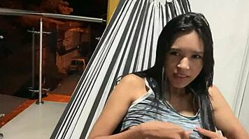 Outdoor Anal Sex On Balcony!