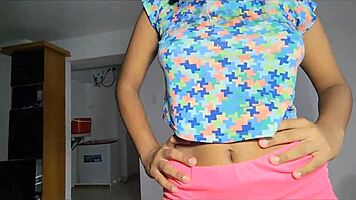 Taboo Stepsister Fucking On The Sofa!