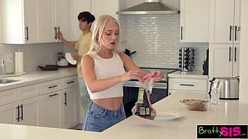 Braylin Bailey rides stepbro's cock