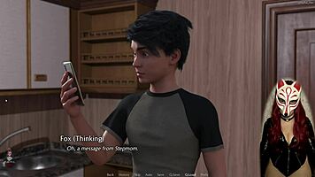 gamer girl plays steamy porn game in latex outdoors