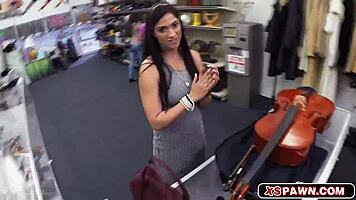 Gorgeous Brazilian Brunette Gets Fucked Hard For Cash