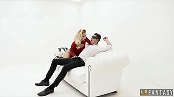 Horny Blonde Samantha Gets Pussy Fucked Hard!