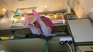 why is boss taking off alice's panties at work?