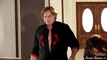 Ebony Teen Babe Gets Tittyfucked and Doggystyled in Roleplay Fantasy