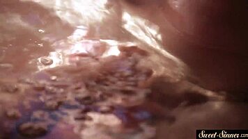 Ebony stepteen 18+ gets screwed in the bathroom during taboo roleplay fantasy