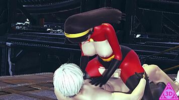 Koikatsu Violet Parr From The Incredibles Has Sex Uncensored