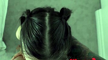 Petite stepsis with big butt gets intense POV fucking.