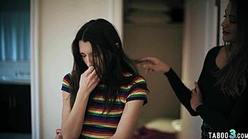 Hey, watch Gizelle Blanco devour Maya Woulfe's lesbian pussy now!