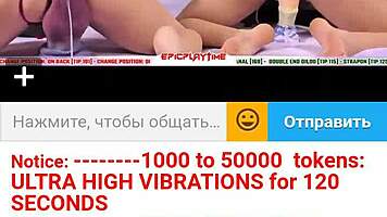 Watch teen lesbians play with dildos on webcam