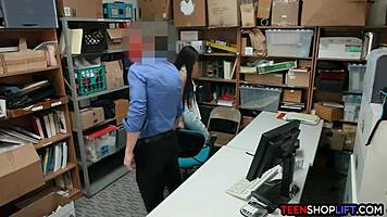 Teens caught stealing in office, choose fuck or jail