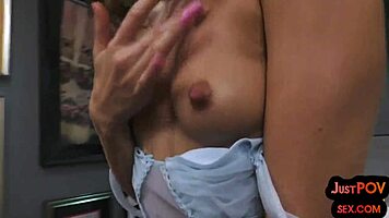 POV petite 18+ babe anal in hairy pussy, shaved ass! 😍