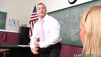 Kaley Hilton's Pussy Fucked Hard in Classroom