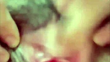 Asian teen fingers her tight wet pussy