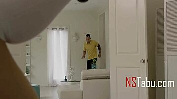 Horny Girl In Uniform Loves Dick - Britt Blair