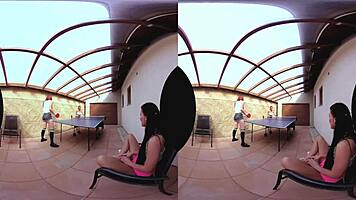 Hey, Check Out These Three Amazing Table Tennis Chicks Getting Wild in a Hardcore POV Threesome