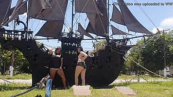 Com Minha Namorada Paty Bumbum De Férias Na Praia Com Grande Bunda