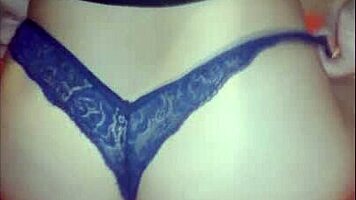 27 year old woman plays with her big ass creampie