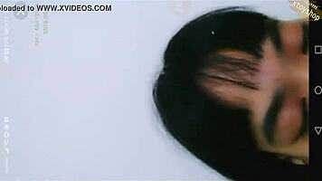 Asian Girl Shows Wet Pussy