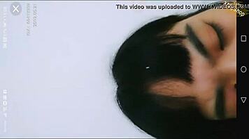 Asian Girl Shows Wet Pussy