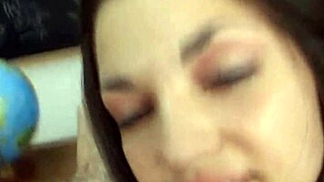 Sexy Young 18+ Girl Teases in Tight Uniform While Staying Clothed