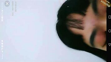 Asian Girl Shows Wet Pussy