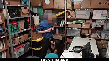 after fucking that shoplifting teen aurora winters doggystyle, i cleared her charges.