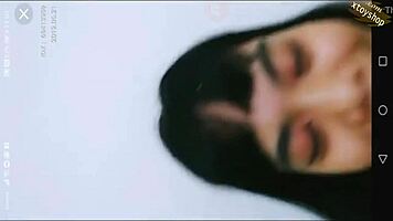 Asian Girl Shows Wet Pussy