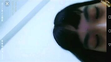 Asian Girl Shows Wet Pussy