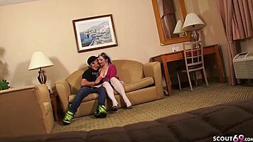 Real emo punk couple, wanna join our amateur porn casting fuck?