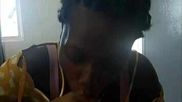 sweet teen sucks monster cock in lingerie like ebony milf - jhodez1