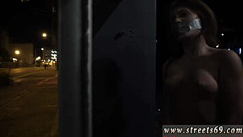 extreme public piss 20 smokey-eyed honey jojo kiss is broke and alone