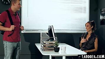 Lesbian Teacher Christy Love Seduces Student Codey Steele For Wild, Deep Banging.