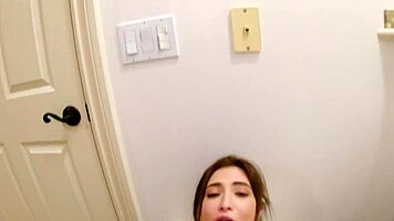 Tricked my hot af step-sister into blow & fuck full scene