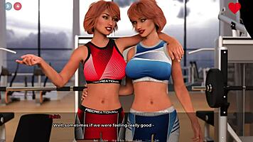 ANAL SEX WITH TWIN SISTERS AT GYM BAD TEACHER PART 6