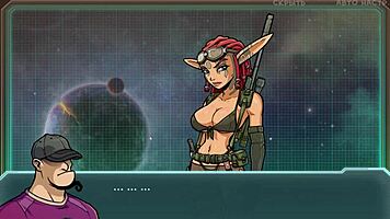 Intriguing Striptease in Anime Gameplay - Star Channel 34 Part 13