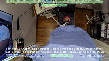 Doctor Tampa Examines Channy Crossfire in Twisted Dystopian Clinic with Nurse Stacy Shepard