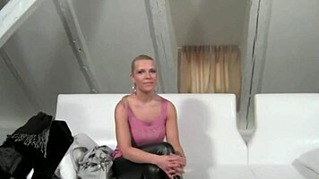 fake agent deepfucks horny teen on couch
