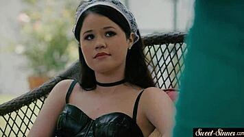 Classy Teen Fucked and Jizzed on Tits in Fantasy