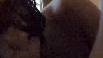 asian college girl hides for homemade blowjob cumshot on wet pussy