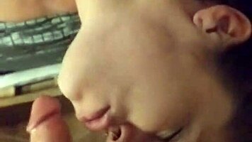 Brunette Teen Deep Throat