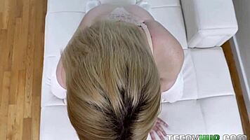 Katie Kush Facial POV in Lingerie