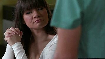 Amazing Horny Teen Alison Rey Pleases Perverted Guy After Passion Massage!