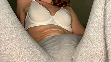 my wet leggings clinging tight, hinting at something more after a sweaty day.