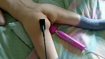 Small Ass Teen Fetish Slave Gets Spanked and Moans