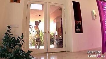 Real Sexy Teen 18+ Twins Dive Into Intense Lesbian Licking on Holiday Trip